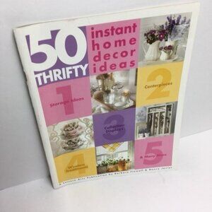 50 Thrifty Instant Home Decor Ideas Book By Leisure Arts Budget Home Craft Quick